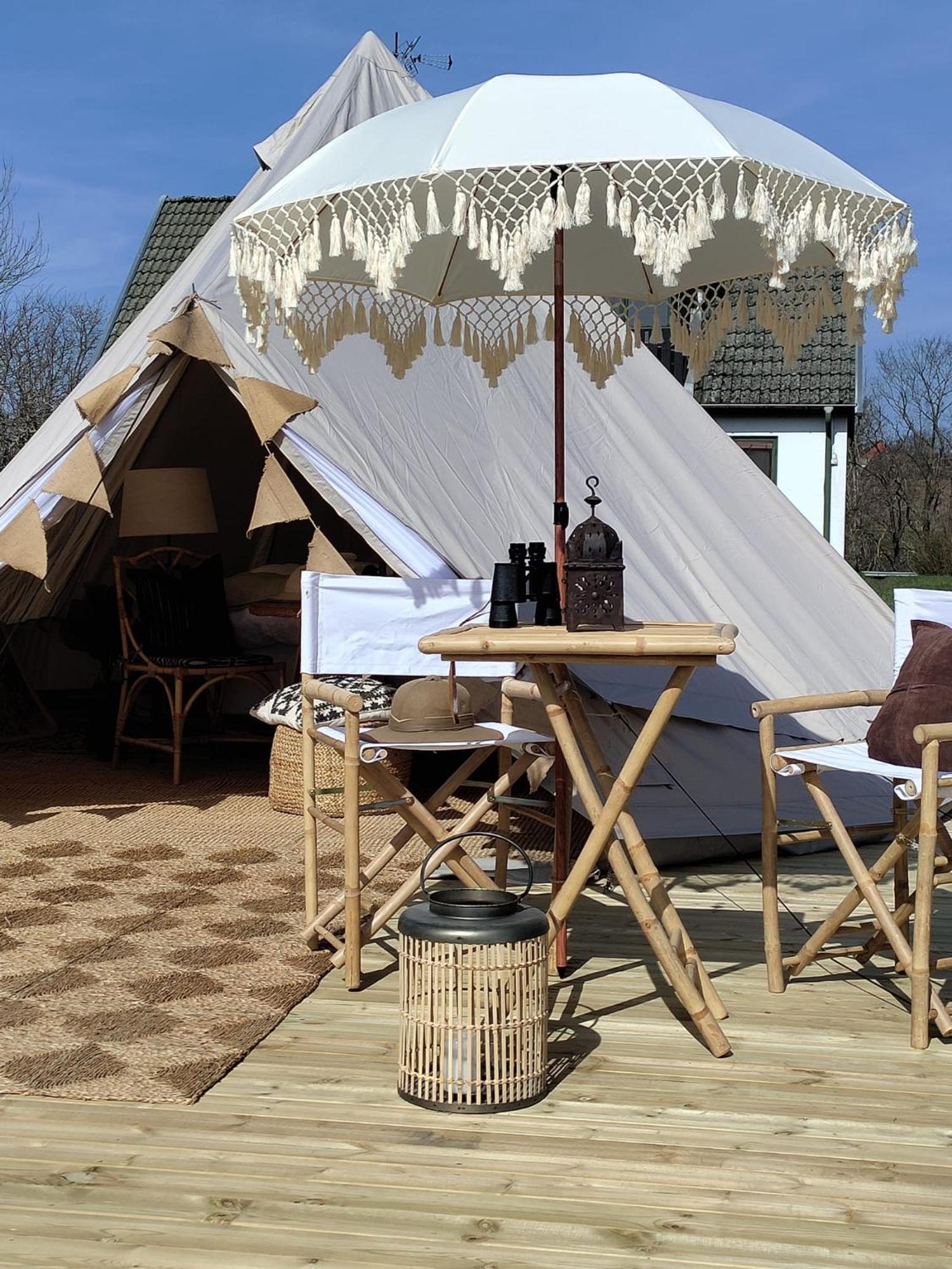 Luxury Tent With Restroom And Shower, Close To The Beach Ystad Exteriér fotografie