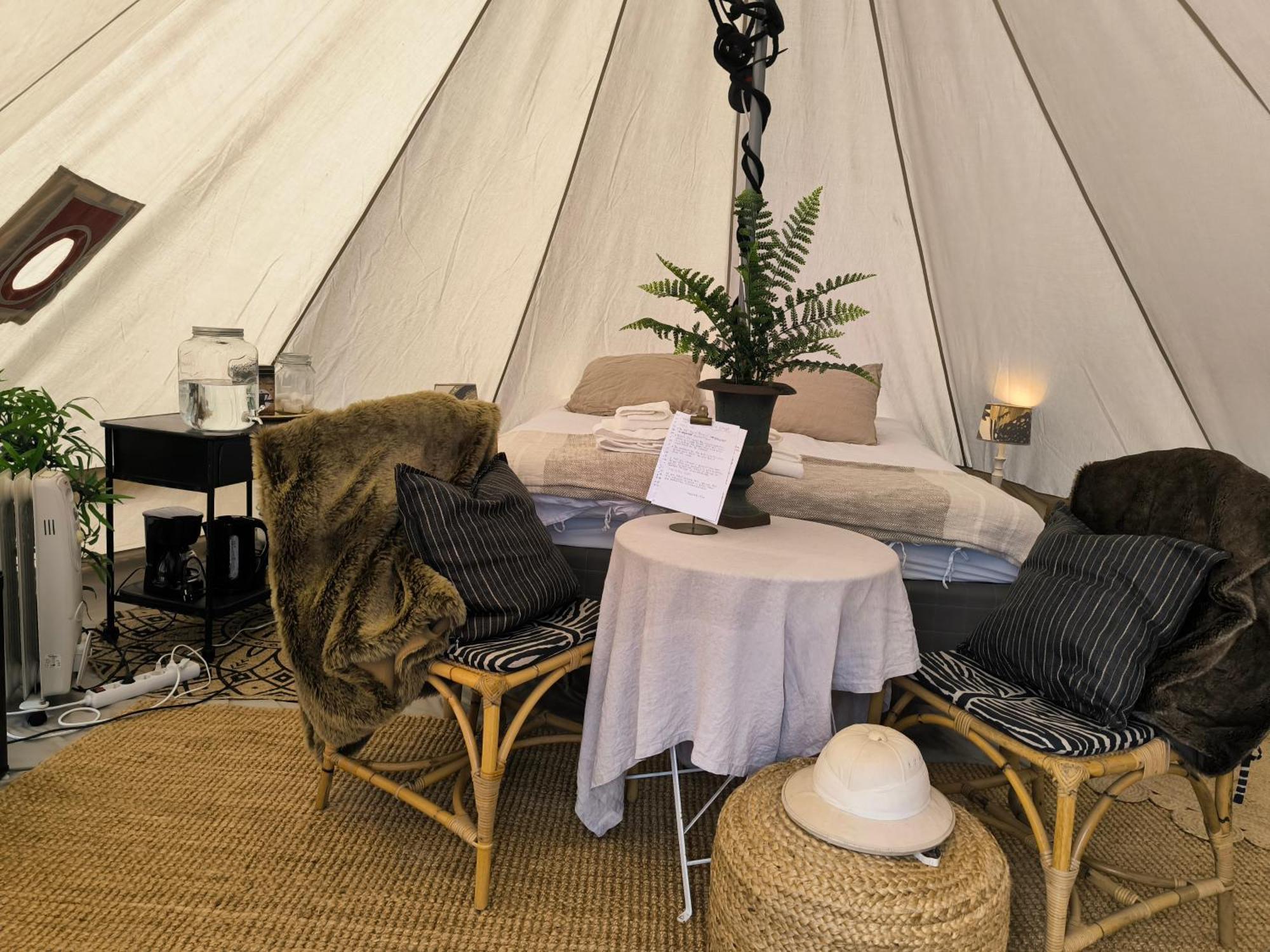 Luxury Tent With Restroom And Shower, Close To The Beach Ystad Exteriér fotografie